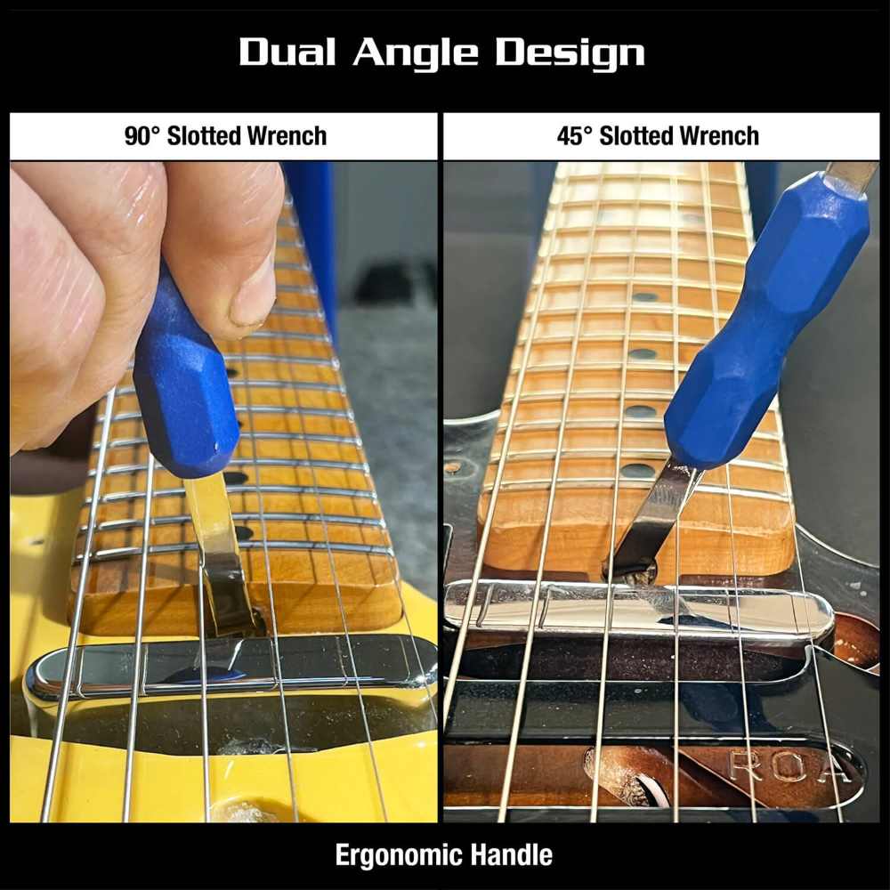 MUSIC NOMAD ミュージックノマド MN238 Heel Nut Truss Rod Wrench トラスロッドナットヒールレンチ 使用例画像