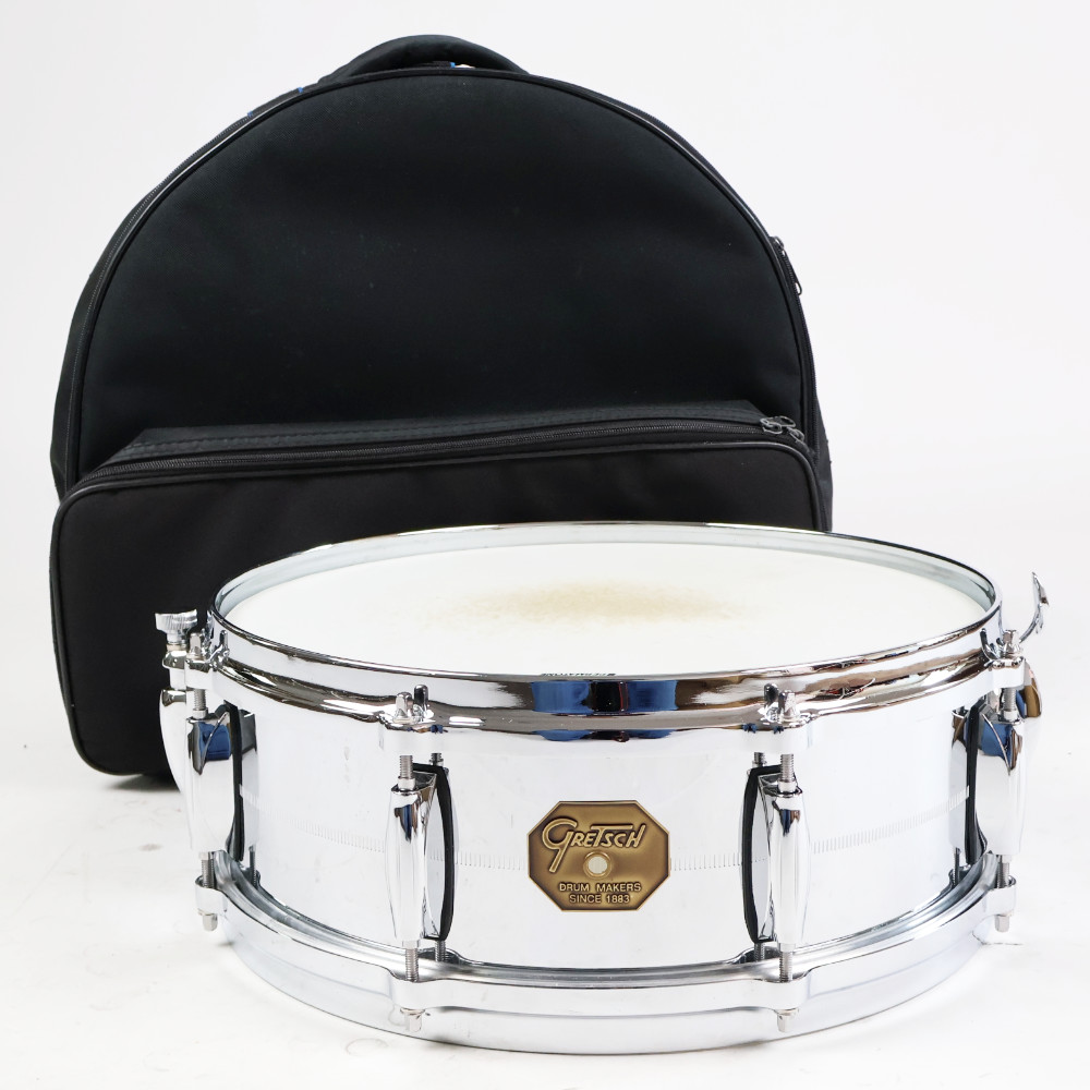 【中古】 スネアドラム グレッチ GRETSCH G-4160 14x5 Chrome Over Brass G4160