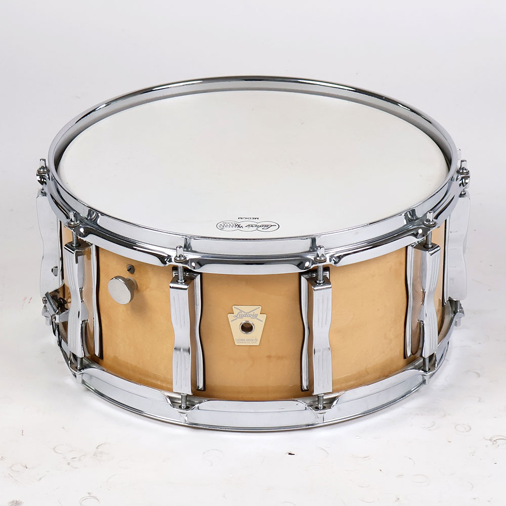 【中古】スネアドラム ラディック Ludwig Classic Maple Snare Drum 14×6.5 メイプルシェル