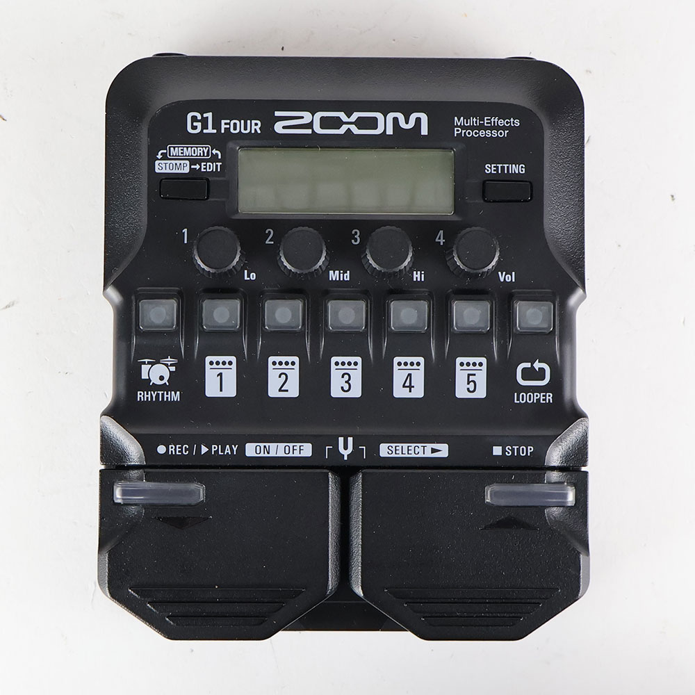 【中古】 ズーム ZOOM G1 FOUR ギターマルチエフェクター 正面