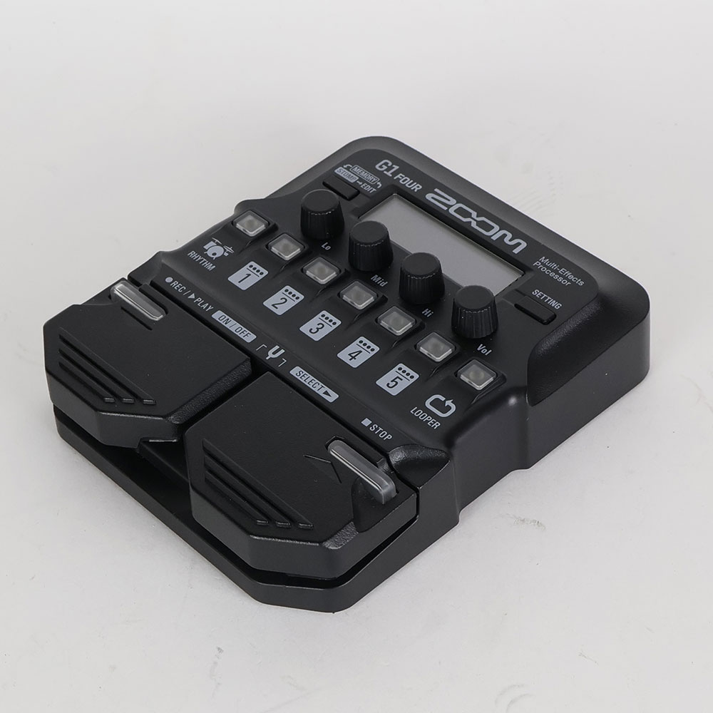 【中古】 ズーム ZOOM G1 FOUR ギターマルチエフェクター 全体