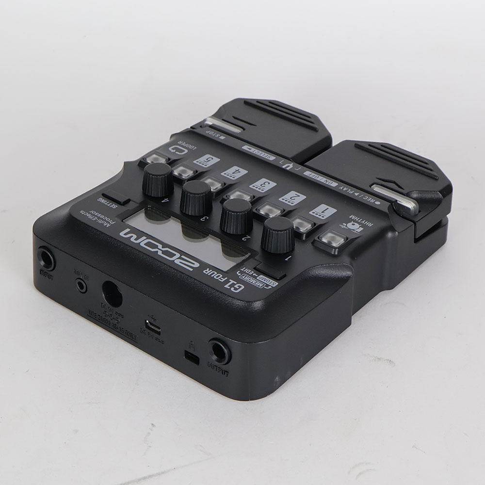 【中古】 ズーム ZOOM G1 FOUR ギターマルチエフェクター 全体