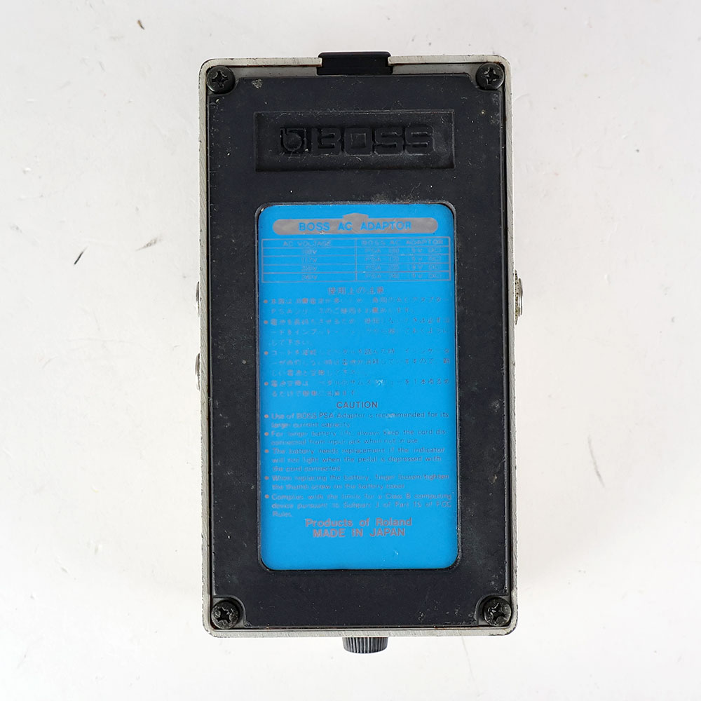 【中古】 デジタルディレイ エフェクター BOSS DD-3 Digtal Delay MADE IN JAPAN ギターエフェクター ディレイ 裏面