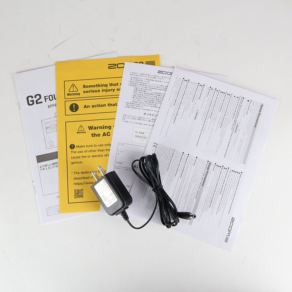 【中古】 ZOOM G2 FOUR ギターマルチエフェクター アンプエミュレーター 付属品