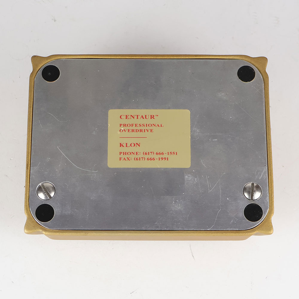 【中古】KLON Centaur Professional Overdrive Gold Long Tail ＃860 1997年製 ケンタウロス 裏面