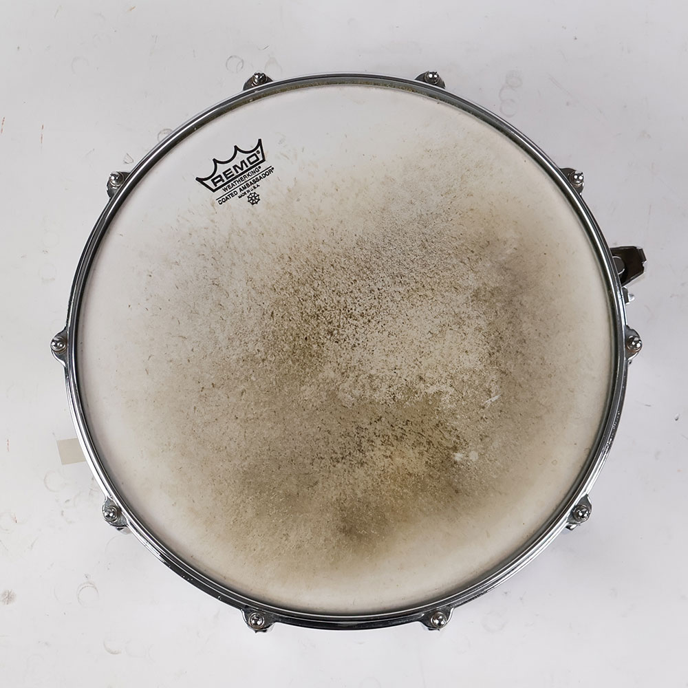 【中古】 Pearl パール MAPLE FIBER GLASS 14x6.5 メイプルシェル スネアドラム MADE IN JAPAN 打面