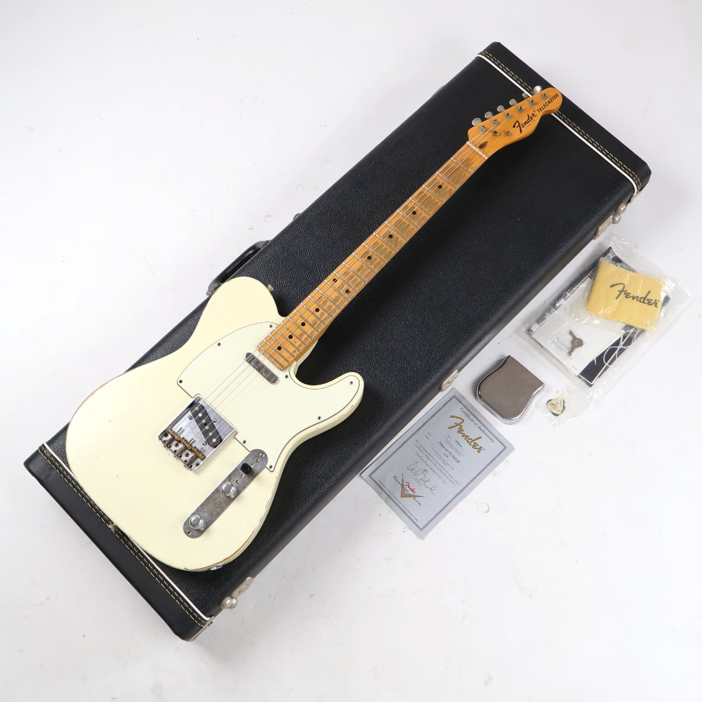 【中古】 エレキギター Fender Custom Shop Telecaster Pro Relic Maple FingerBoard Vintage White 2010年製 フェンダーカスタムショップ テレキャスタープロ レリック