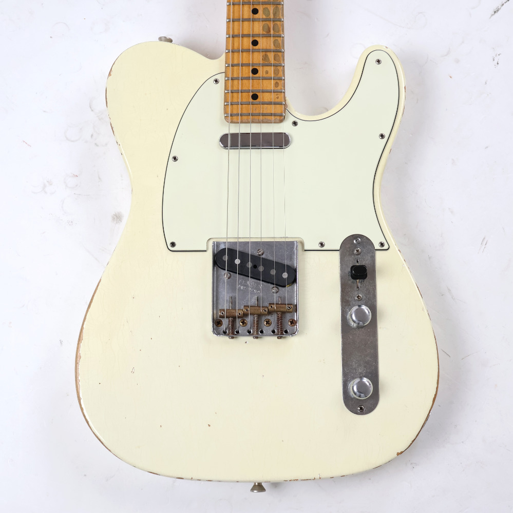 【中古】 エレキギター Fender Custom Shop Telecaster Pro Relic Maple FingerBoard Vintage White 2010年製 フェンダーカスタムショップ テレキャスタープロ レリック 詳細画像
