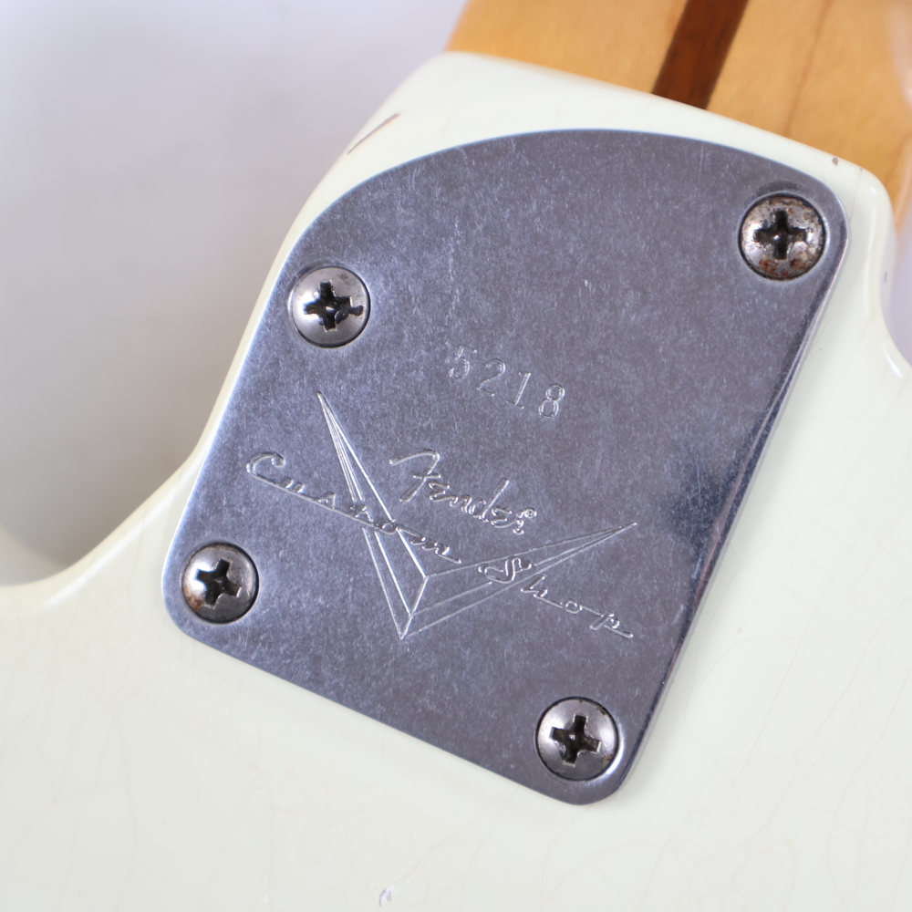 【中古】 エレキギター Fender Custom Shop Telecaster Pro Relic Maple FingerBoard Vintage White 2010年製 フェンダーカスタムショップ テレキャスタープロ レリック 詳細画像