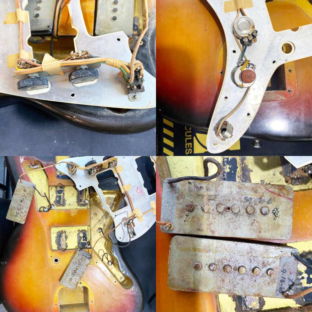 【中古】 フェンダー ジャズマスター FENDER JAZZMASTER 1965年製 エレキギター 内部