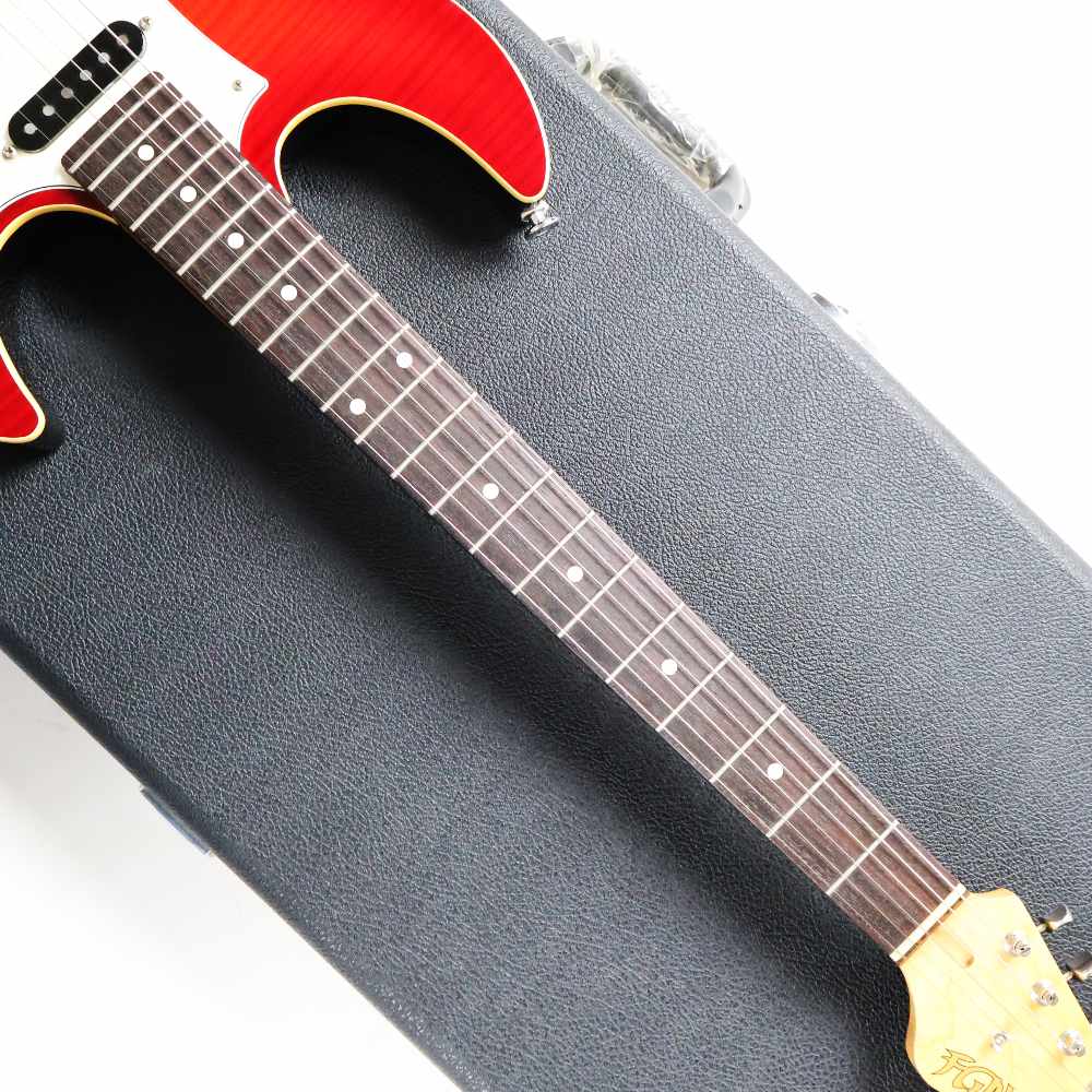 【中古】 エレキギター Fujigen JOS-FM-R J-Standard ODYSSEY Transparent Red Burst 2016年製 Seymour Duncanピックアップ搭載 ネック