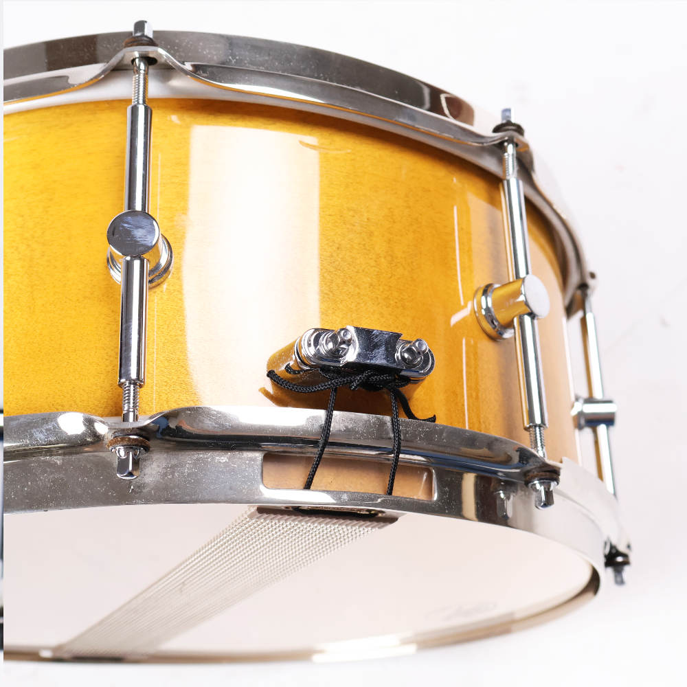 【中古】スネアドラム カノウプス CANOPUS SSSM-1465SH 1ply Soft Maple Snare Drum 14x6.5 2018年製 Made in Japan ストレイナー 2