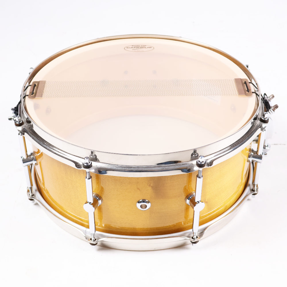 【中古】スネアドラム カノウプス CANOPUS SSSM-1465SH 1ply Soft Maple Snare Drum 14x6.5 2018年製 Made in Japan 本体画像 裏