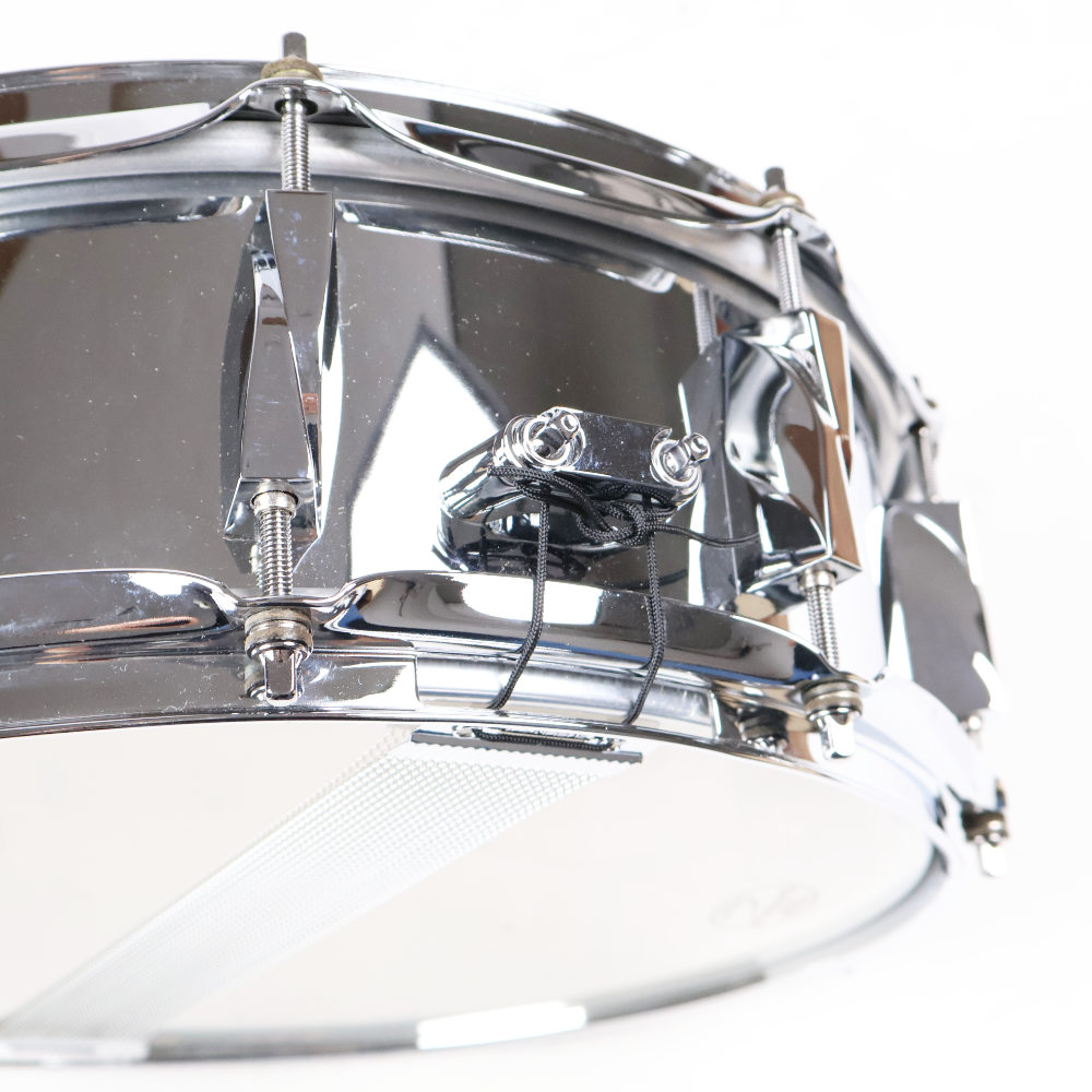 【中古】 スネアドラム カノウプス CANOPUS JSS-1450 刃 YAIBA Steel Snare Drum 14x5 2010年製 ストレイナー 2