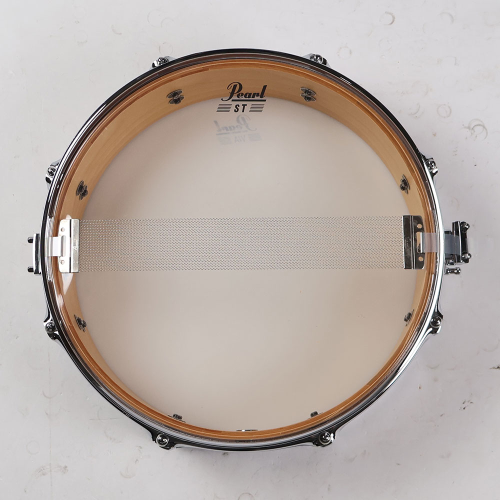 【中古】 スネアドラム パール Pearl Standard Birch 14x4 Made in Japan バーチシェル 裏面