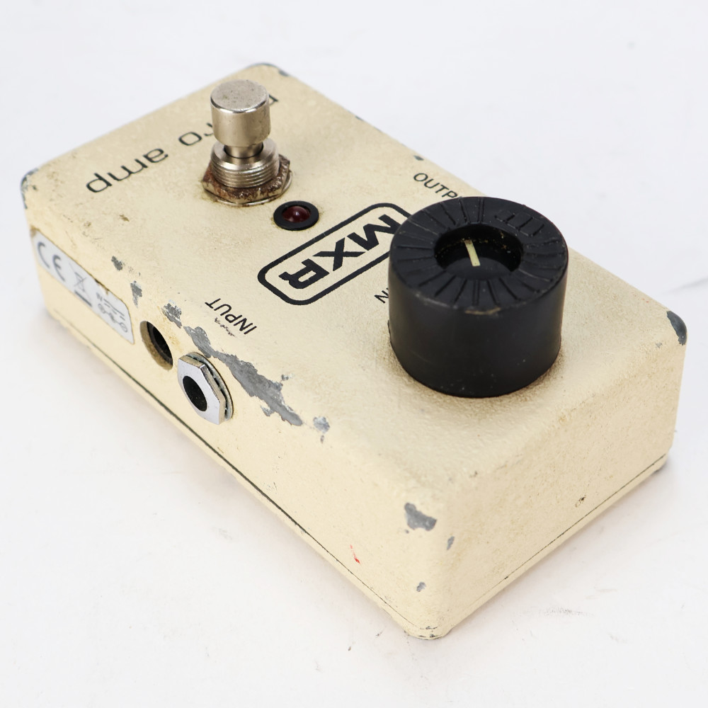 【中古】 ブースター エフェクター MXR M-133 MICRO AMP マイクロアンプ ギターエフェクター 本体画像 斜め