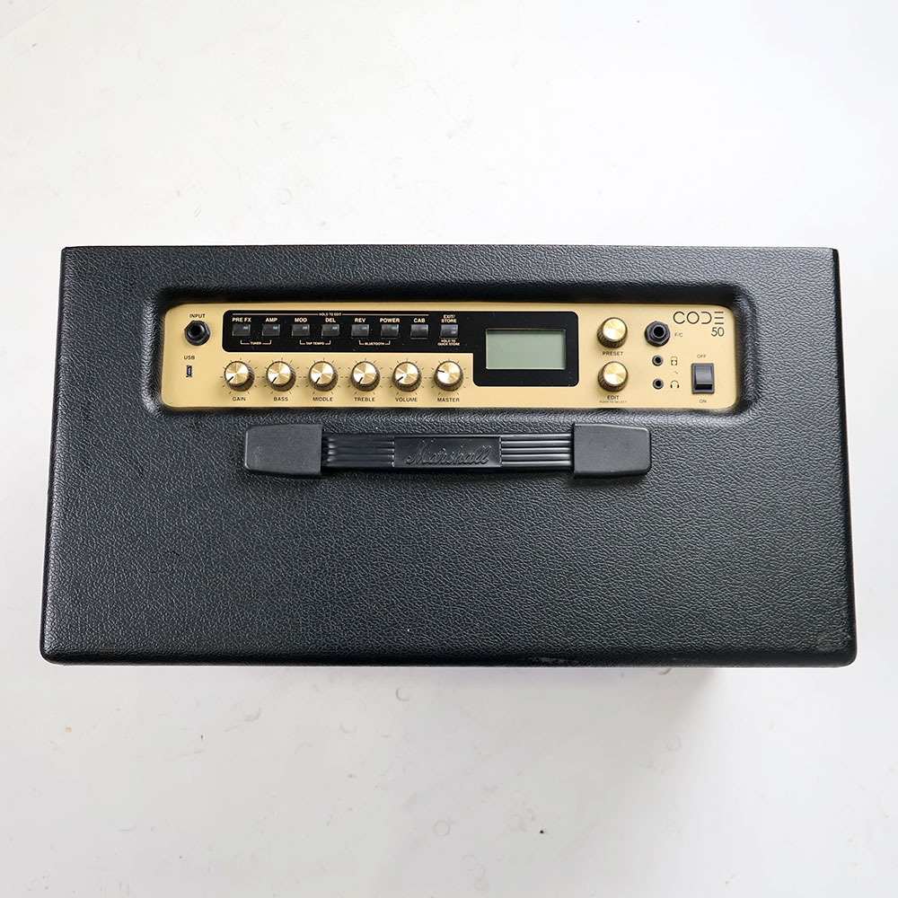 【中古】 MARSHALL CODE50 フルモデリングギターアンプ コントロールパネル