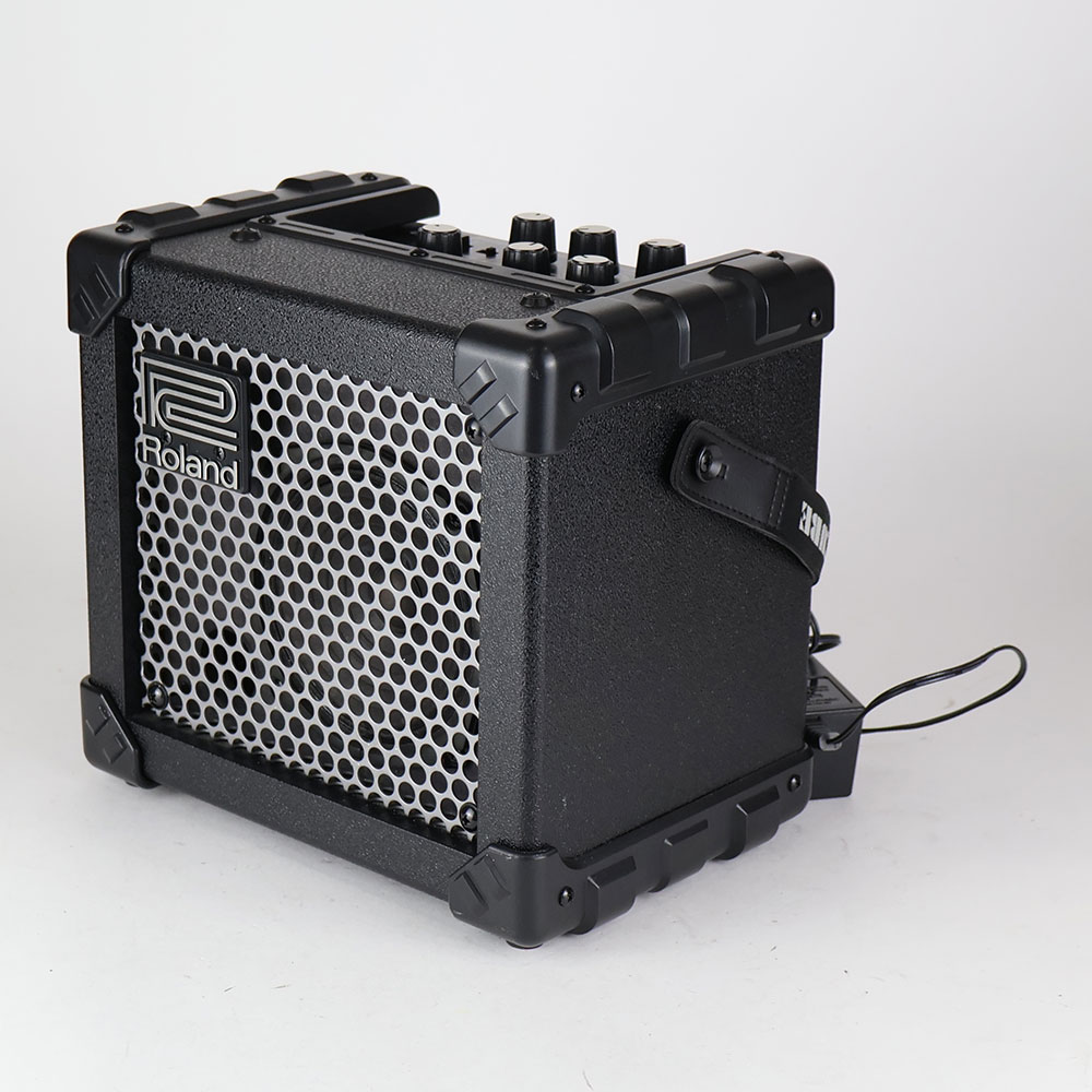 【中古】 ギターアンプ Roland ローランド MICRO CUBE BLACK コンボアンプ 全体