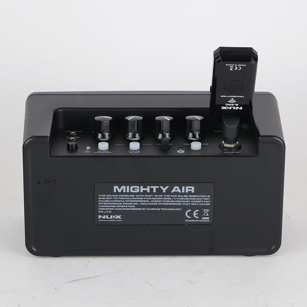 【中古】 小型ギターアンプ NUX ニューエックス Mighty Air ワイヤレス 小型ギターアンプ コンボ 背面