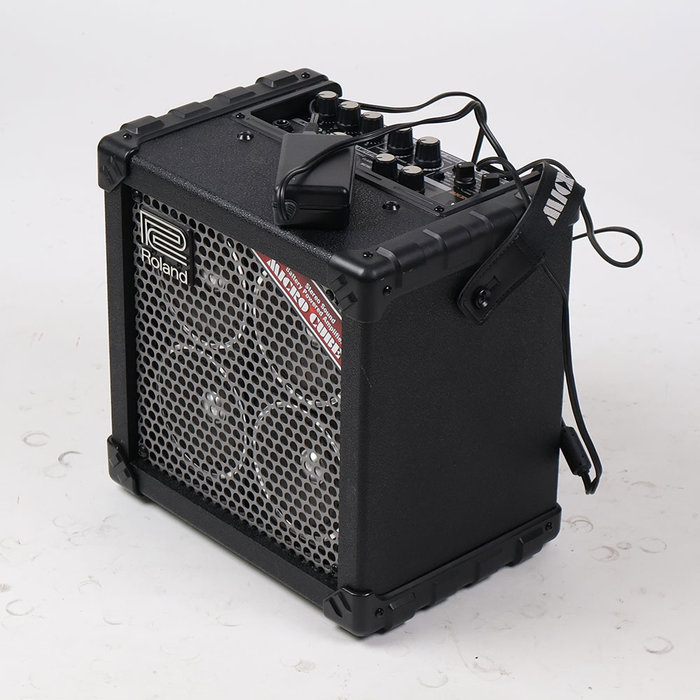 【中古】 ローランド ギターアンプ ROLAND MICRO CUBE RX マイクロキューブRX 全体