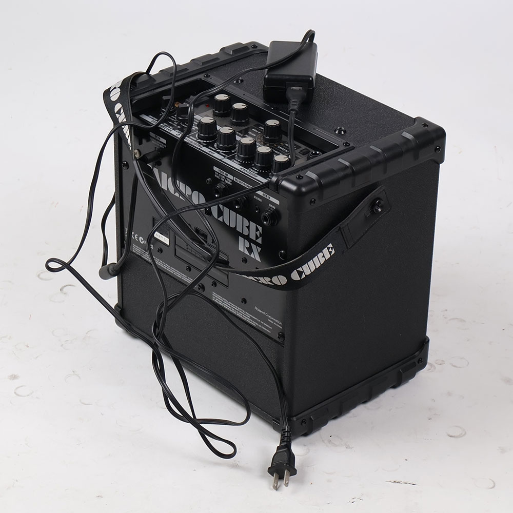 【中古】 ローランド ギターアンプ ROLAND MICRO CUBE RX マイクロキューブRX 全体