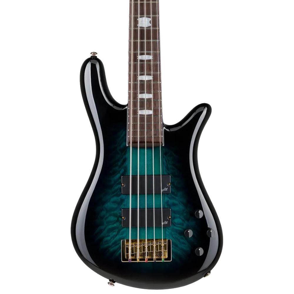 エレキベース 5弦ベース Spector Icon NS-5 Neck-Through Black and Blue スルーネック仕様 スペクター アイコンシリーズ ボディ画像