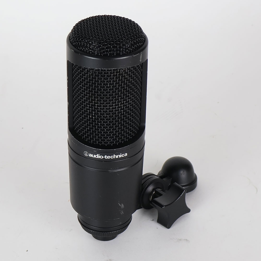 【中古】 コンデンサーマイク AUDIO-TECHNICA AT2020 オーディオテクニカ オーテク 正面