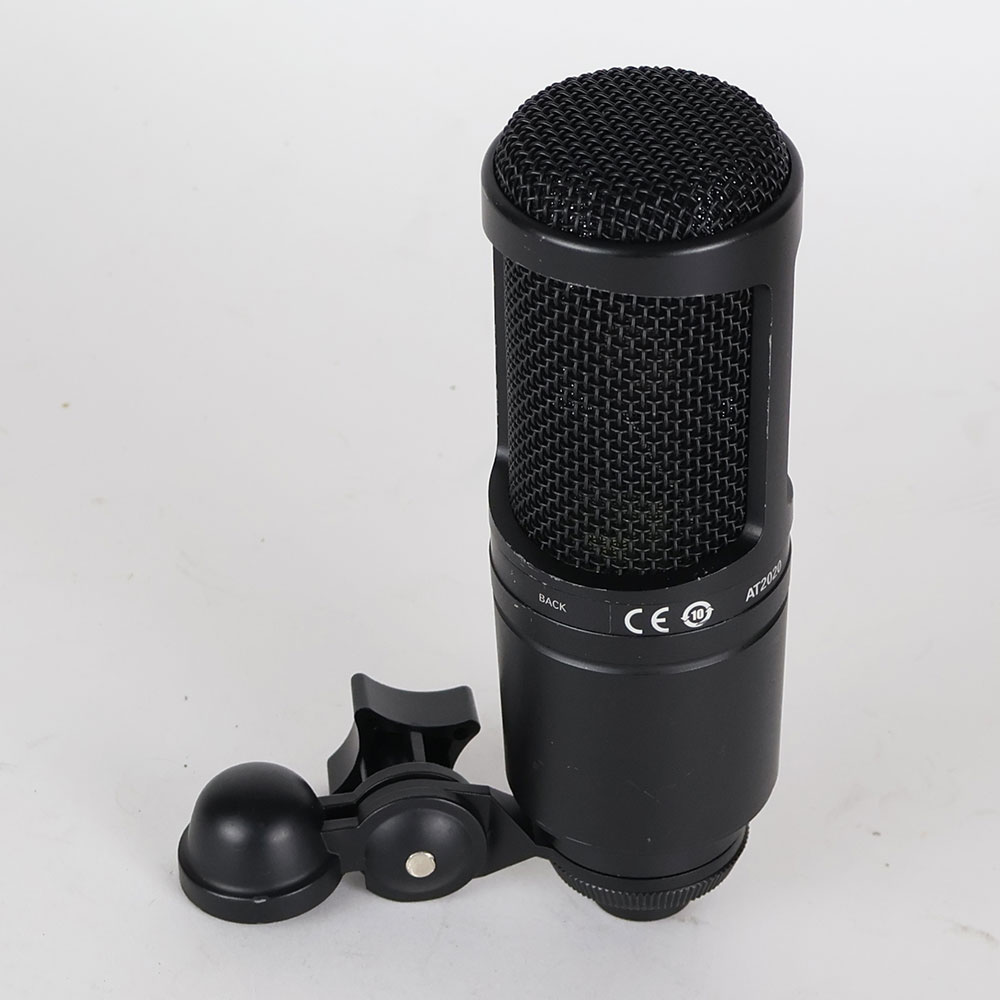 【中古】 コンデンサーマイク AUDIO-TECHNICA AT2020 オーディオテクニカ オーテク 背面