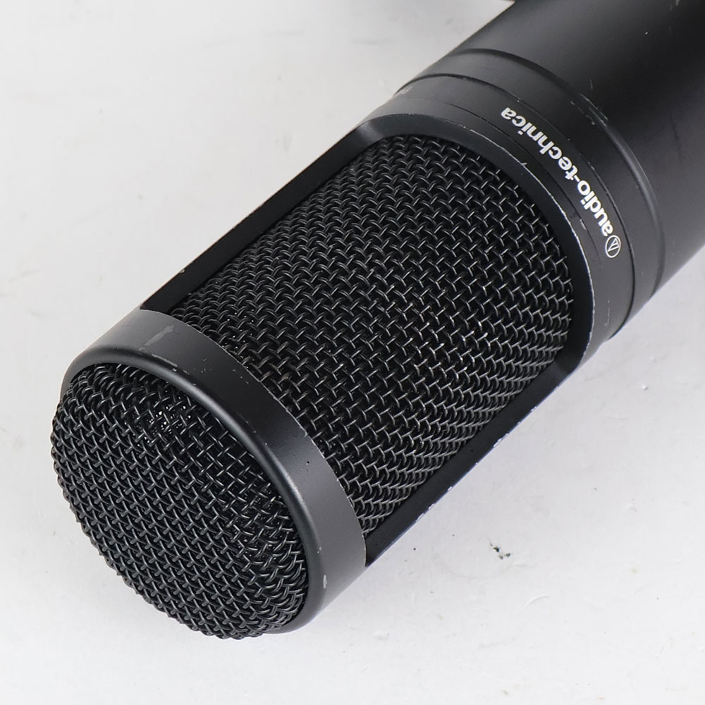 【中古】 コンデンサーマイク AUDIO-TECHNICA AT2020 オーディオテクニカ オーテク グリル