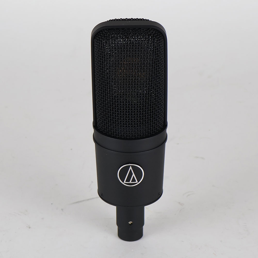 【中古】オーディオテクニカ コンデンサーマイク AUDIO-TECHNICA AT4040 オーテク マイクロフォン 正面