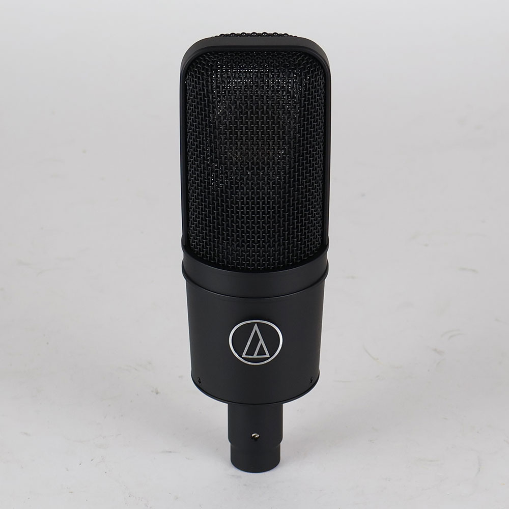 【中古】オーディオテクニカ コンデンサーマイク AUDIO-TECHNICA AT4040 オーテク マイクロフォン 正面