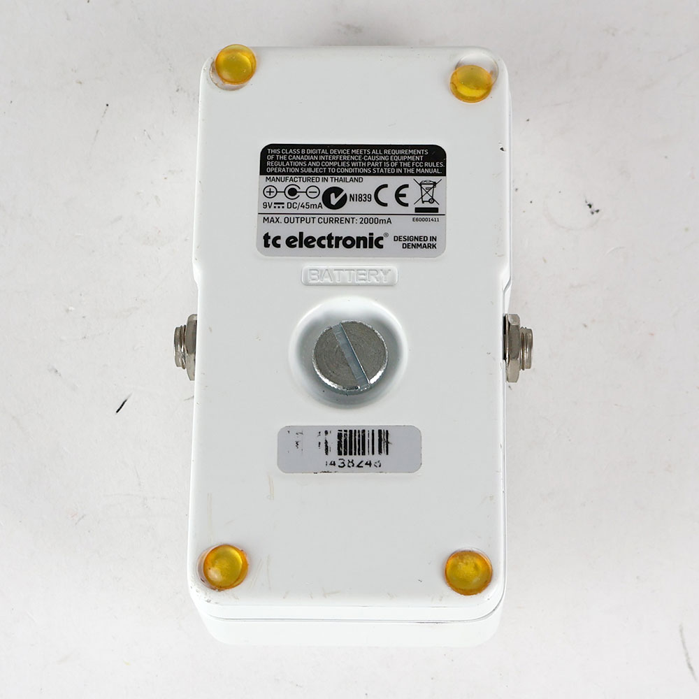 【中古】 チューナー tc electronic PolyTune 1 ポリフォニックチューナー ポリチューン ペダルチューナー 裏面