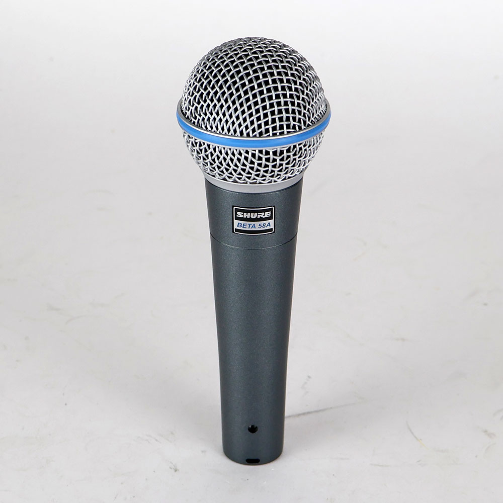 【中古】 マイク ダイナミックマイク シュアー SHURE BETA58A シュア マイクロフォン ベータゴッパ 正面