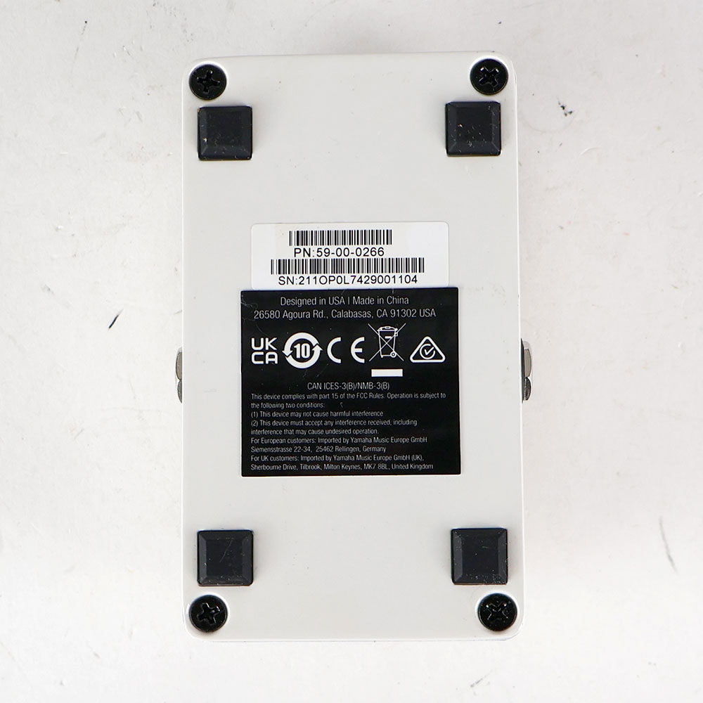【中古】 アンペグ Ampeg Opto Comp Analog Optical Compressor コンプレッサー エフェクター 裏面