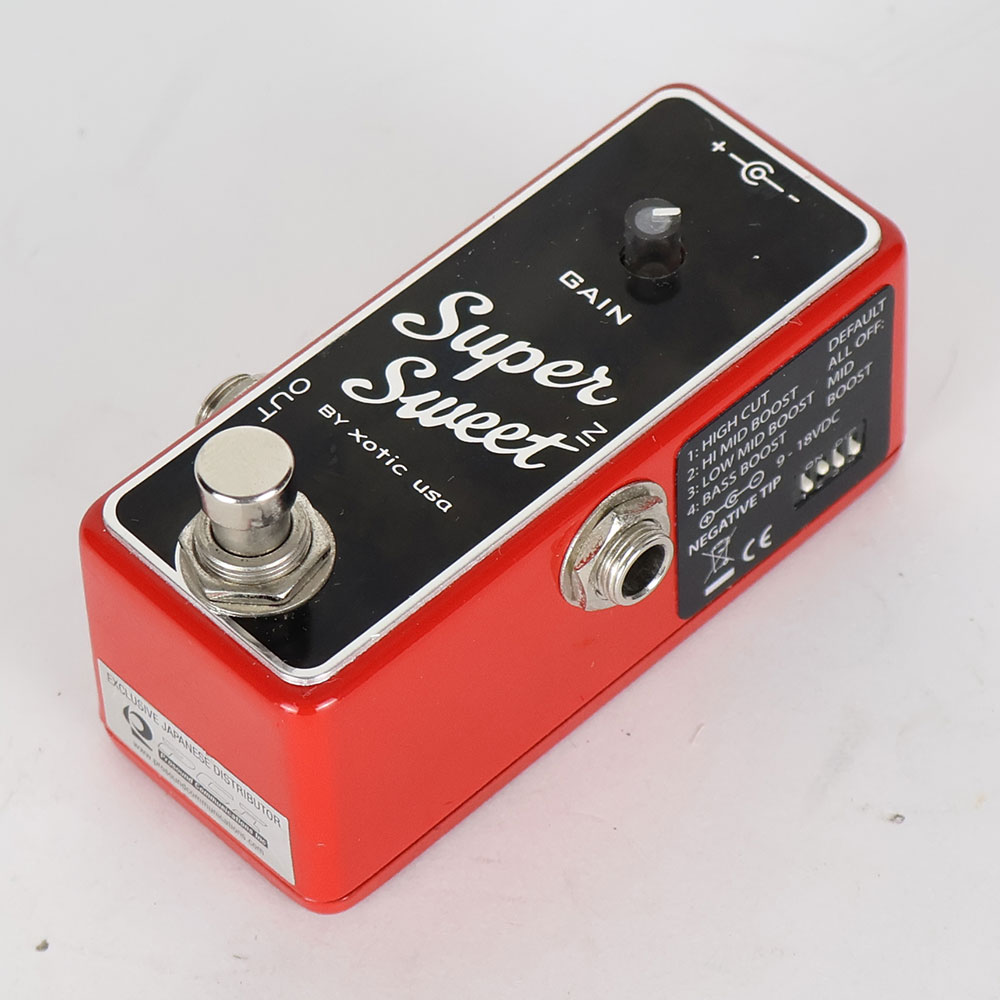 【中古】 ブースター XOTIC SUPER SWEET BOOSTER 全体