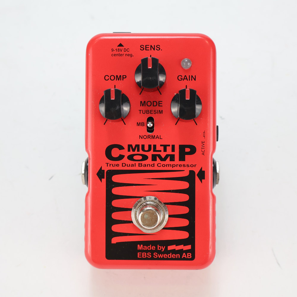 【中古】 ベース用エフェクター コンプレッサー EBS MULTICOMP BLUE LABEL 限定カラー マルチコンプ ブルーラベル