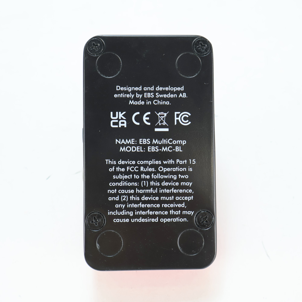 【中古】 ベース用エフェクター コンプレッサー EBS MULTICOMP BLUE LABEL 限定カラー マルチコンプ ブルーラベル 詳細画像