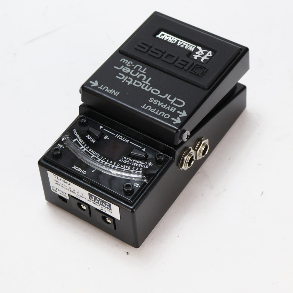 【中古】 BOSS TU-3W Chromatic Tuner WAZA CRAFTシリーズ ギターチューナー 側面