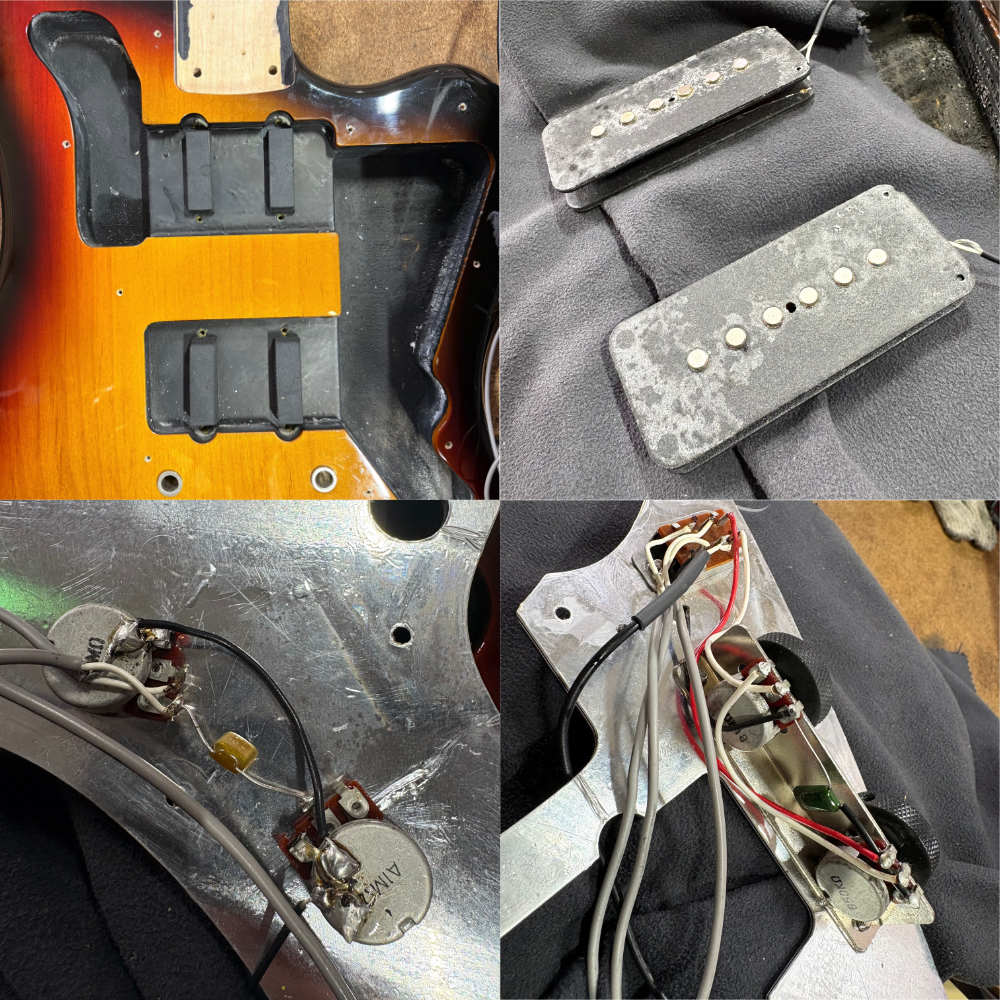 【中古】 エレキギター Fender Japan JM66 3Tone Sunburst JAZZ MASTER 2006年-2008年製 フェンダージャパン 詳細画像