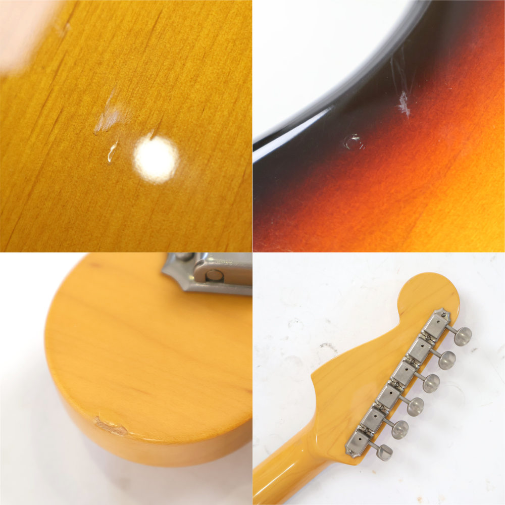 【中古】 エレキギター Fender Japan JM66 3Tone Sunburst JAZZ MASTER 2006年-2008年製 フェンダージャパン 詳細画像
