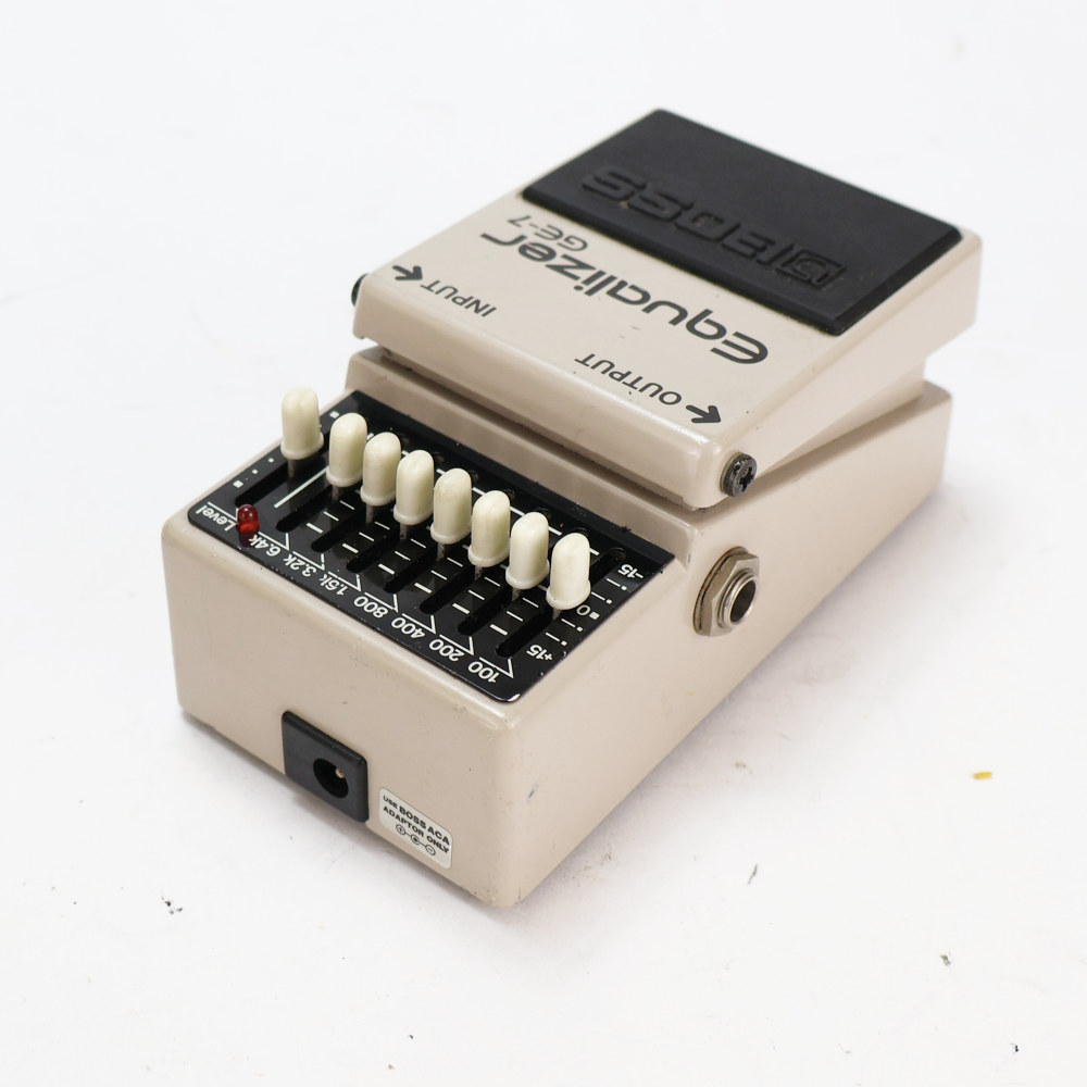 【中古】イコライザー エフェクター BOSS GE-7 Equalizer Made in Japan ギターエフェクター 側面