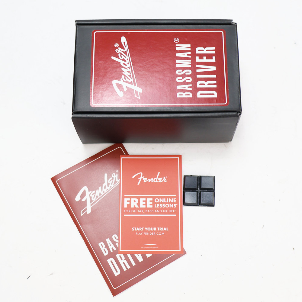 【中古】 Fender フェンダー Bassman Driver オーバードライブ ディストーション ベースエフェクター 付属品