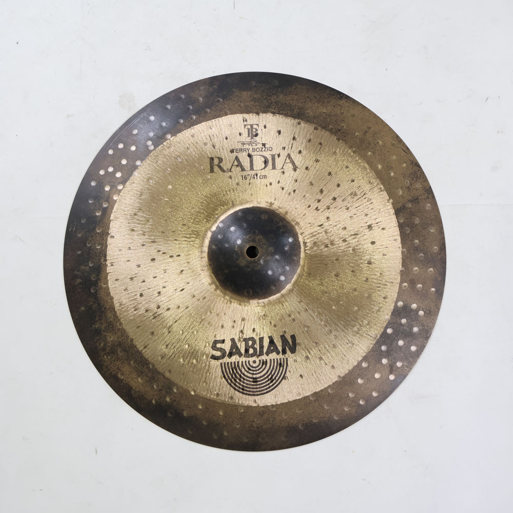 【中古】クラッシュシンバル セイビアン SABIAN RADIA CRASH 16インチ TERRY BOZZIO Signature