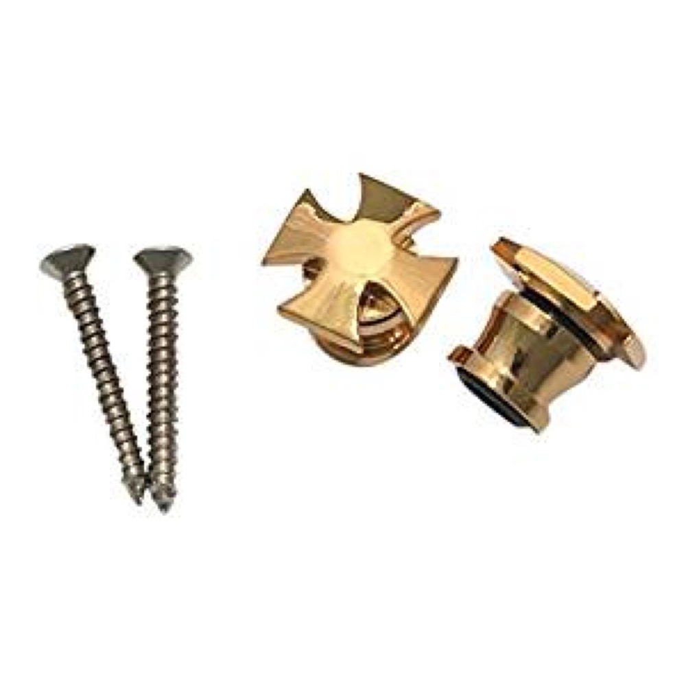 GROVER 640G CROSS/Gold ストラップボタン