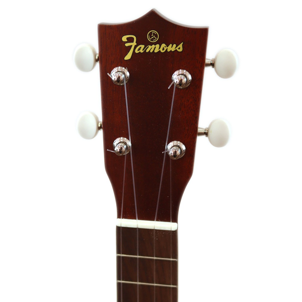 Famous FC-1G コンサートウクレレ ヘッド画像
