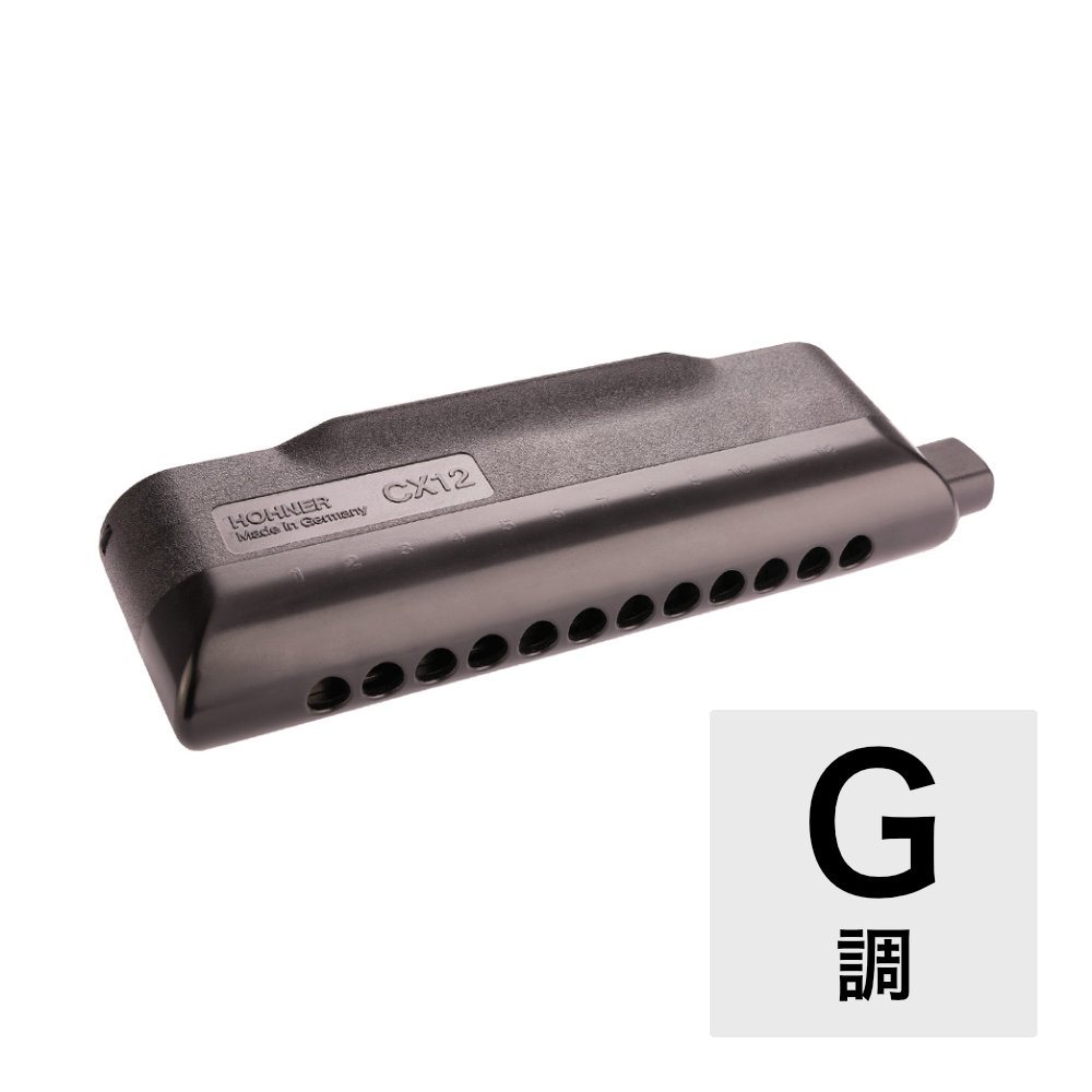 HOHNER CX12-Black/G クロマチックハーモニカ