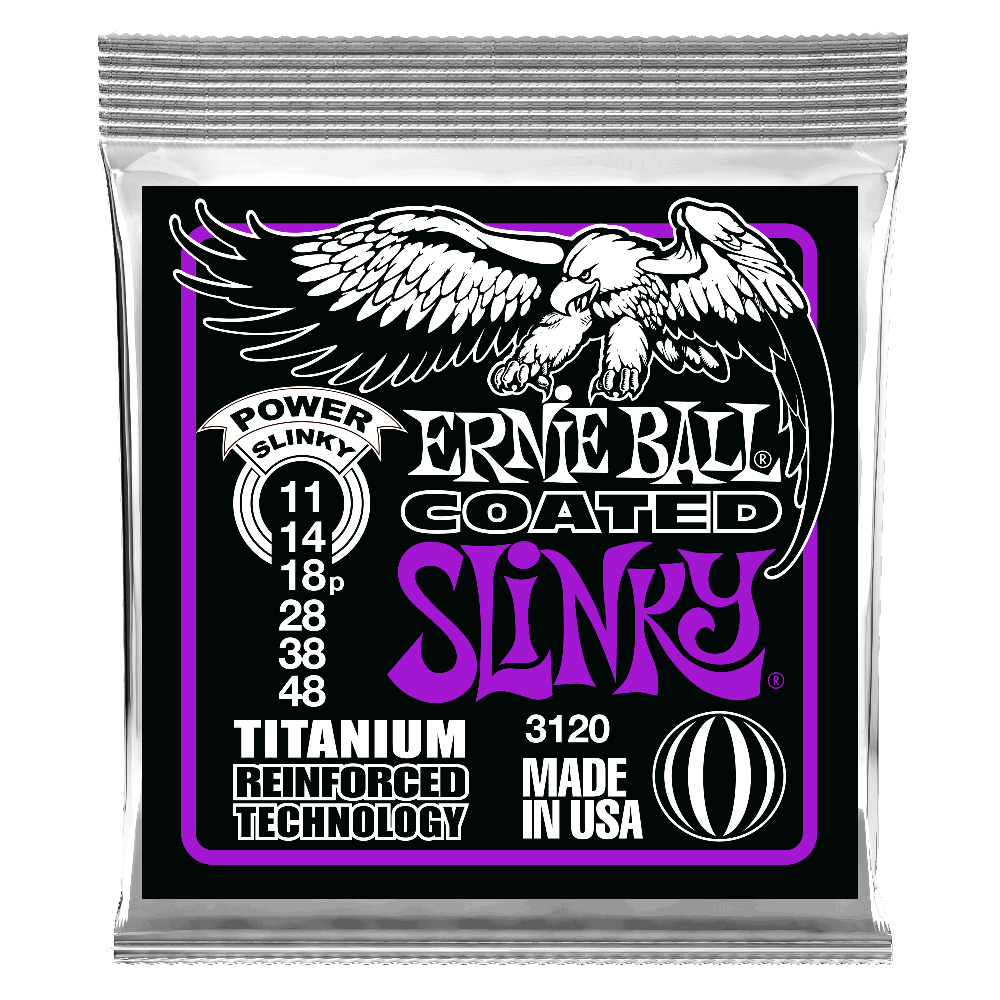 ERNIE BALL 3120/Coated Power Slinky コーティングエレキギター弦