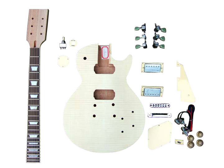 エレキギターLP組み立てキット(ホスコ　レスポールタイプ　HOSCO　web総合楽器店　ER-KIT-LP　ギター組み立てキット)