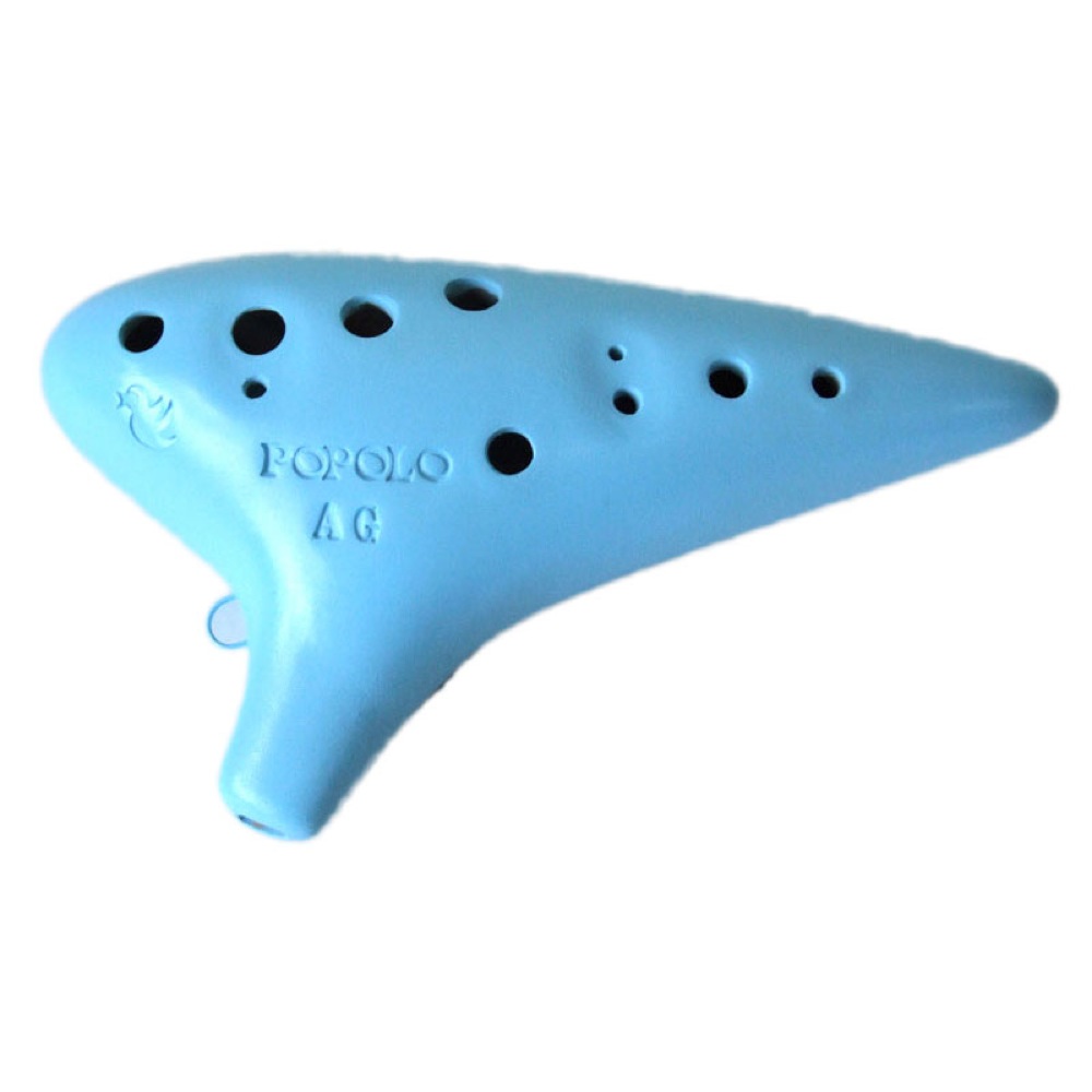 POPOLO OCARINA S-AG スタンダード/アルトG/ライトブルー オカリナ