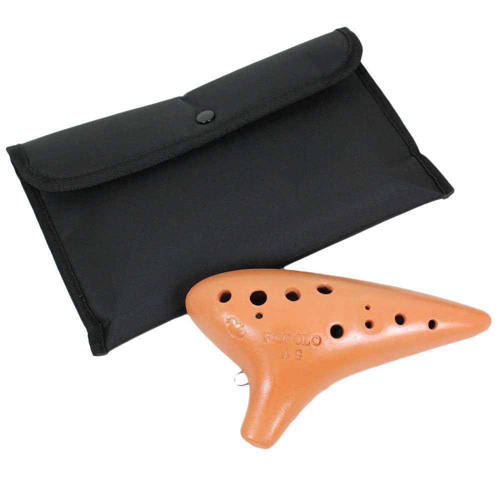 POPOLO OCARINA S-AG スタンダード/アルトG/テラコッタ オカリナ